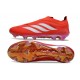 Bota de Futbol adidas Predator Elite Laceless FG Rojo Blanco