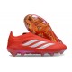 Bota de Futbol adidas Predator Elite Laceless FG Rojo Blanco