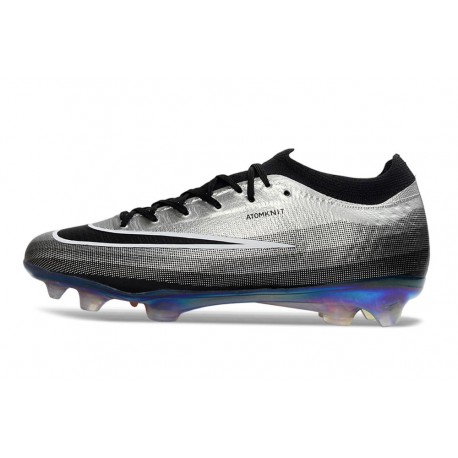 Bota Nike Air Zoom Mercurial Vapor XVII Elite FG Negro Plateado