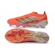 Bota de Futbol adidas Predator Elite Laceless FG Solar Turbo Cromo Termal Negro