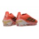 Bota de Futbol adidas Predator Elite Laceless FG Solar Turbo Cromo Termal Negro