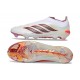 Bota de Futbol adidas Predator Elite Laceless FG Blanco Rojo Negro