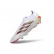 Bota de Futbol adidas Predator Elite Laceless FG Blanco Rojo Negro