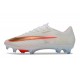 Bota Nike Air Zoom Mercurial Vapor XVII Elite FG Blanco Naranja Dorada