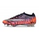 Bota Nike Air Zoom Mercurial Vapor XVII Elite FG Naranja Negro Plateado