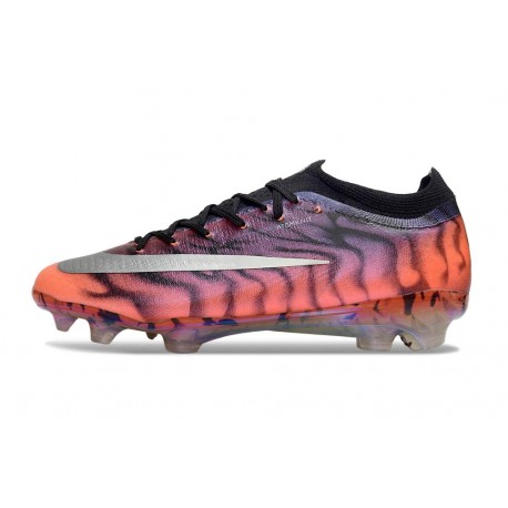 Bota Nike Air Zoom Mercurial Vapor XVII Elite FG Naranja Negro Plateado
