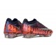Bota Nike Air Zoom Mercurial Vapor XVII Elite FG Naranja Negro Plateado