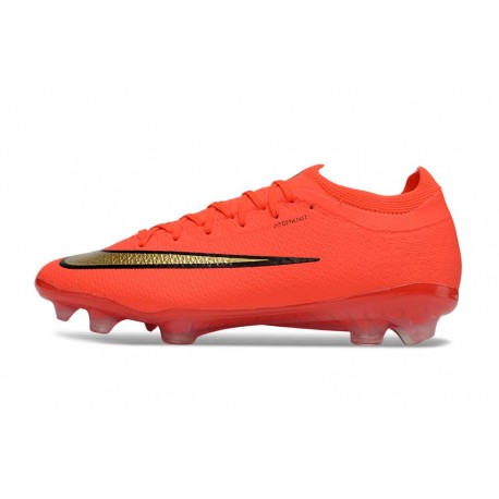 Bota Nike Air Zoom Mercurial Vapor XVII Elite FG Rojo Dorado