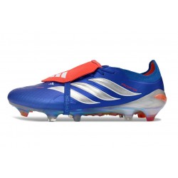 Botas adidas Predator Elite Fold-over Tongue FG Azul Rojo Plateada