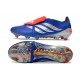 Botas adidas Predator Elite Fold-over Tongue FG Azul Rojo Plateada