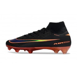 Zapatos de Fútbol Nike Mercurial Superfly X Elite FG Negro Naranja