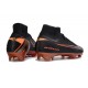 Zapatos de Fútbol Nike Mercurial Superfly X Elite FG Negro Naranja