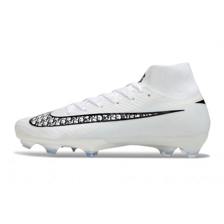 Zapatos de Fútbol Nike Mercurial Superfly X Elite FG Blanco Negro