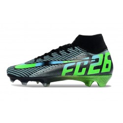 Zapatos de Fútbol Nike Mercurial Superfly X Elite FG Negro Verde