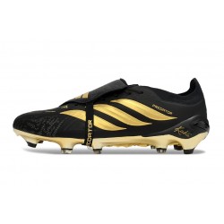 Botas adidas Predator Elite Fold-over Tongue FG Negro Dorado