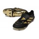 Botas adidas Predator Elite Fold-over Tongue FG Negro Dorado