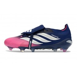 Botas adidas Predator Elite Fold-over Tongue FG Azul Rosa Plateado