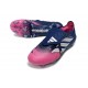 Botas adidas Predator Elite Fold-over Tongue FG Azul Rosa Plateado