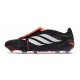 adidas Predator Elite Fold-over Tongue FG Negro Ftwr Blanco Rojo Lúcido