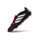adidas Predator Elite Fold-over Tongue FG Negro Ftwr Blanco Rojo Lúcido