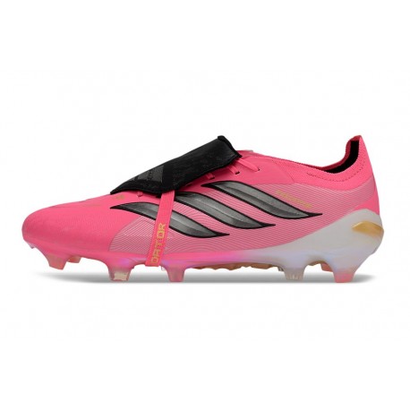 Botas adidas Predator Elite Fold-over Tongue FG Rosa Negro