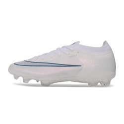 Bota de Futbol Nike Mercurial Vapor XVII Elite FG Blanco Cian