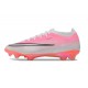 Bota de Futbol Nike Mercurial Vapor XVII Elite FG Rosa Plateada