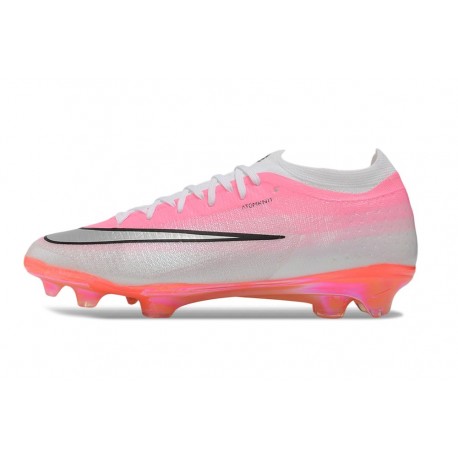 Bota de Futbol Nike Mercurial Vapor XVII Elite FG Rosa Plateada