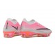 Bota de Futbol Nike Mercurial Vapor XVII Elite FG Rosa Plateada