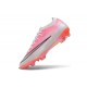 Bota de Futbol Nike Mercurial Vapor XVII Elite FG Rosa Plateada