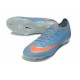 Bota de Futbol Nike Mercurial Vapor XVII Elite FG Cian Naranja