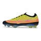 Bota de Futbol Nike Mercurial Vapor XVII Elite FG Amarillo Negro