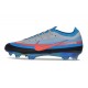 Bota de Futbol Nike Mercurial Vapor XVII Elite FG Cian Rojo