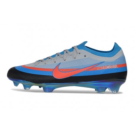 Bota de Futbol Nike Mercurial Vapor XVII Elite FG Cian Rojo