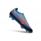 Bota de Futbol Nike Mercurial Vapor XVII Elite FG Cian Rojo