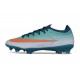 Bota de Futbol Nike Mercurial Vapor XVII Elite FG Verde Naranja