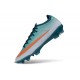 Bota de Futbol Nike Mercurial Vapor XVII Elite FG Verde Naranja