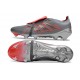Botines de Futbol adidas Predator 26 Elite FT FG Gris Rojo