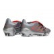 Botines de Futbol adidas Predator 26 Elite FT FG Gris Rojo