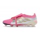 Botines de Futbol adidas Predator 26 Elite FT FG Rosa Blanco Plateada