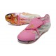 Botines de Futbol adidas Predator 26 Elite FT FG Rosa Blanco Plateada