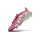 Botines de Futbol adidas Predator 26 Elite FT FG Rosa Blanco Plateada
