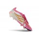 Botines de Futbol adidas Predator 26 Elite FT FG Rosa Blanco Plateada