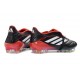 Botines de Futbol adidas Predator 26 Elite FT FG Negro Blanco Rojo