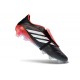 Botines de Futbol adidas Predator 26 Elite FT FG Negro Blanco Rojo