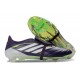 Botines de Futbol adidas Predator 26 Elite FT FG Negro Blanco