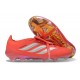 Botines de Futbol adidas Predator 26 Elite FT FG Rojo Plateada