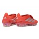 Botines de Futbol adidas Predator 26 Elite FT FG Rojo Plateada
