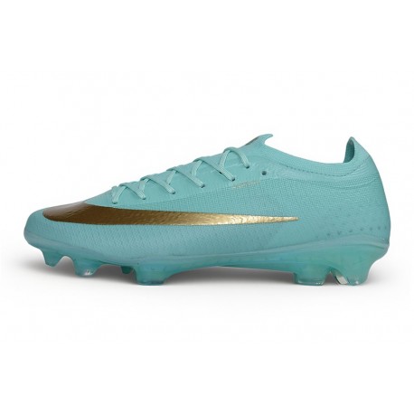 Nike Air Zoom Mercurial Vapor 17 Elite FG Brillo verde Mtlc Dorado