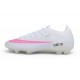 Zapatillas Nike Air Zoom Mercurial Vapor 17 Elite FG CR7 Blanco Rosa